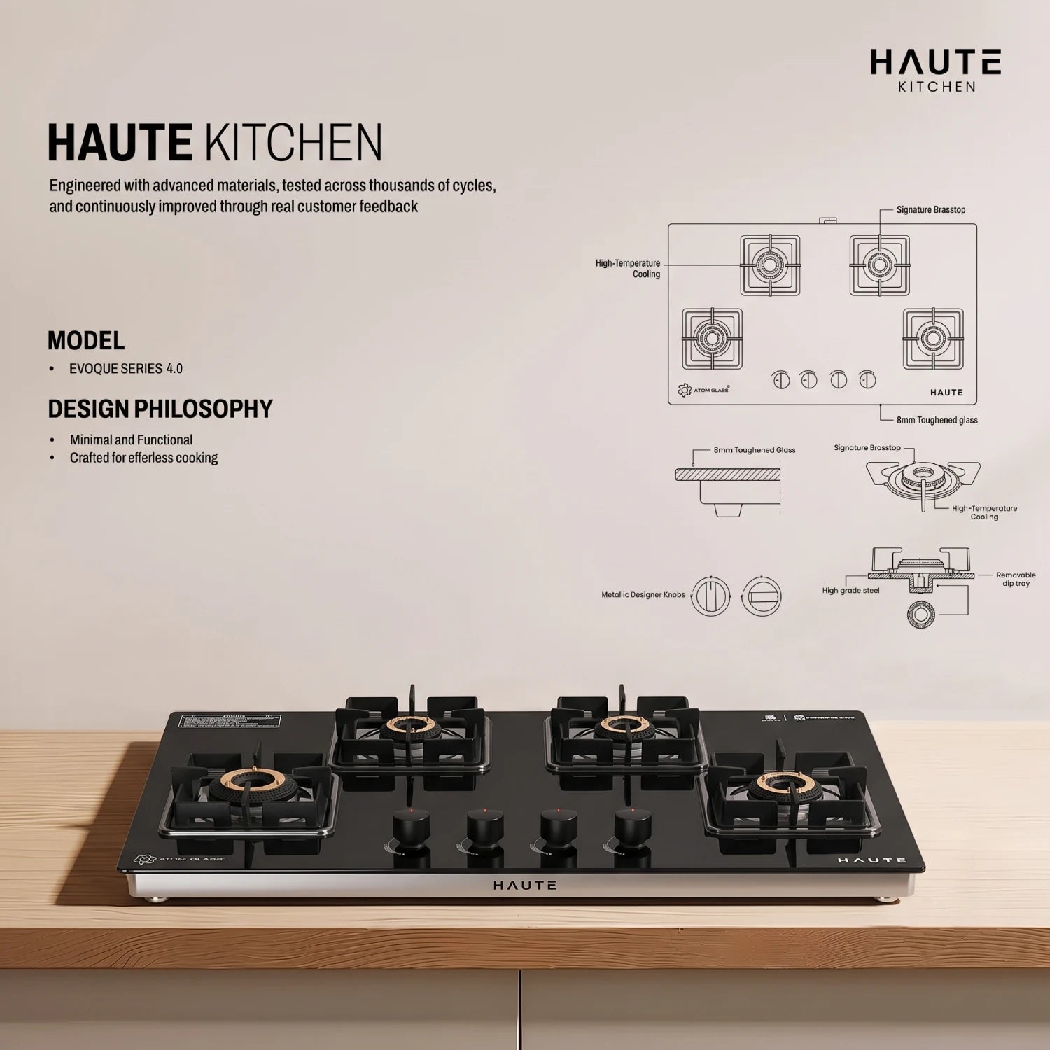 Evoque Series 4.0 – 4 Burner