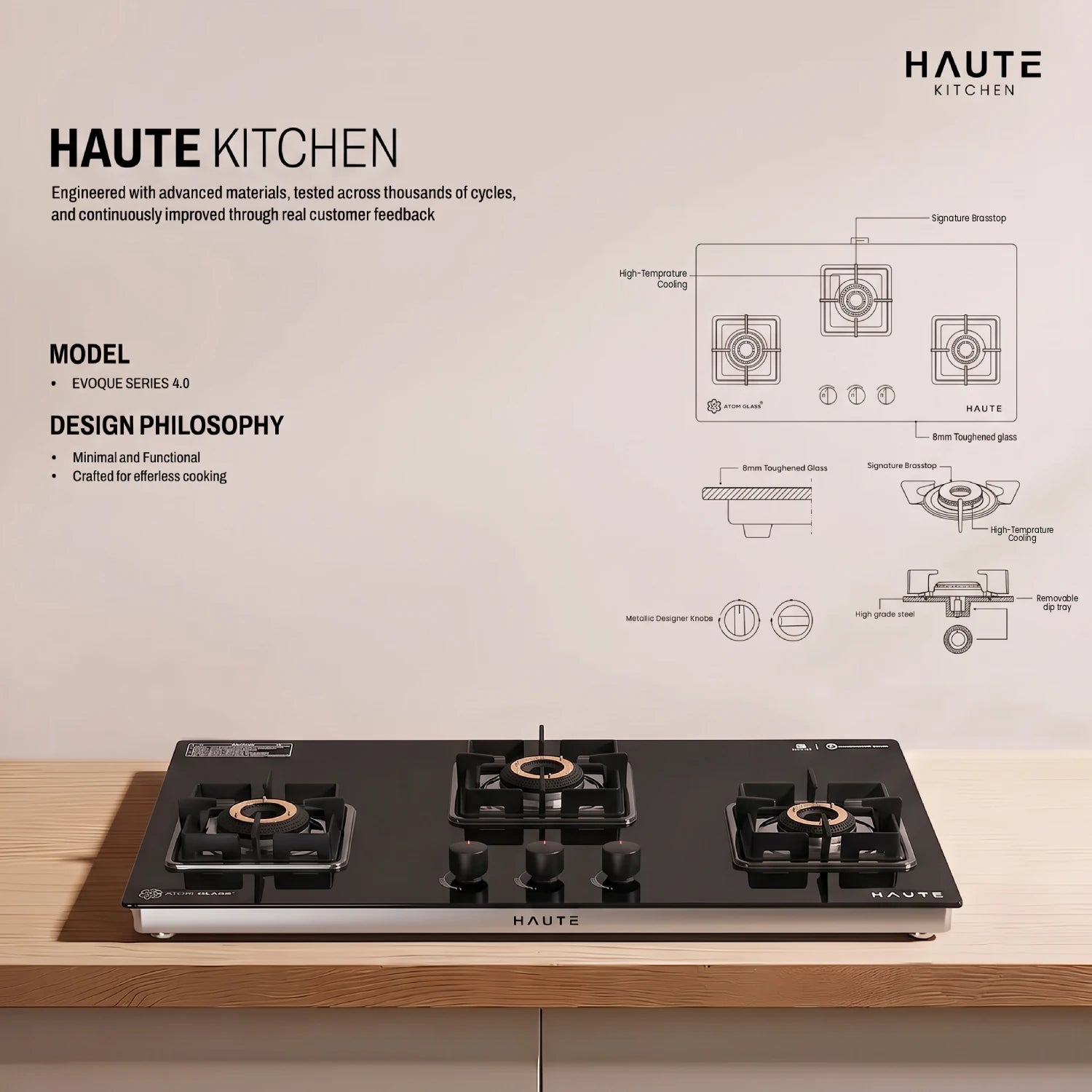 Evoque Series 4.0 – 3 Burner