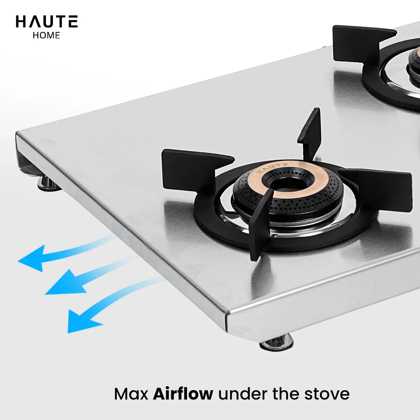 Essencia Series Stainless Steel Gas Stove – 3 & 4 Burner