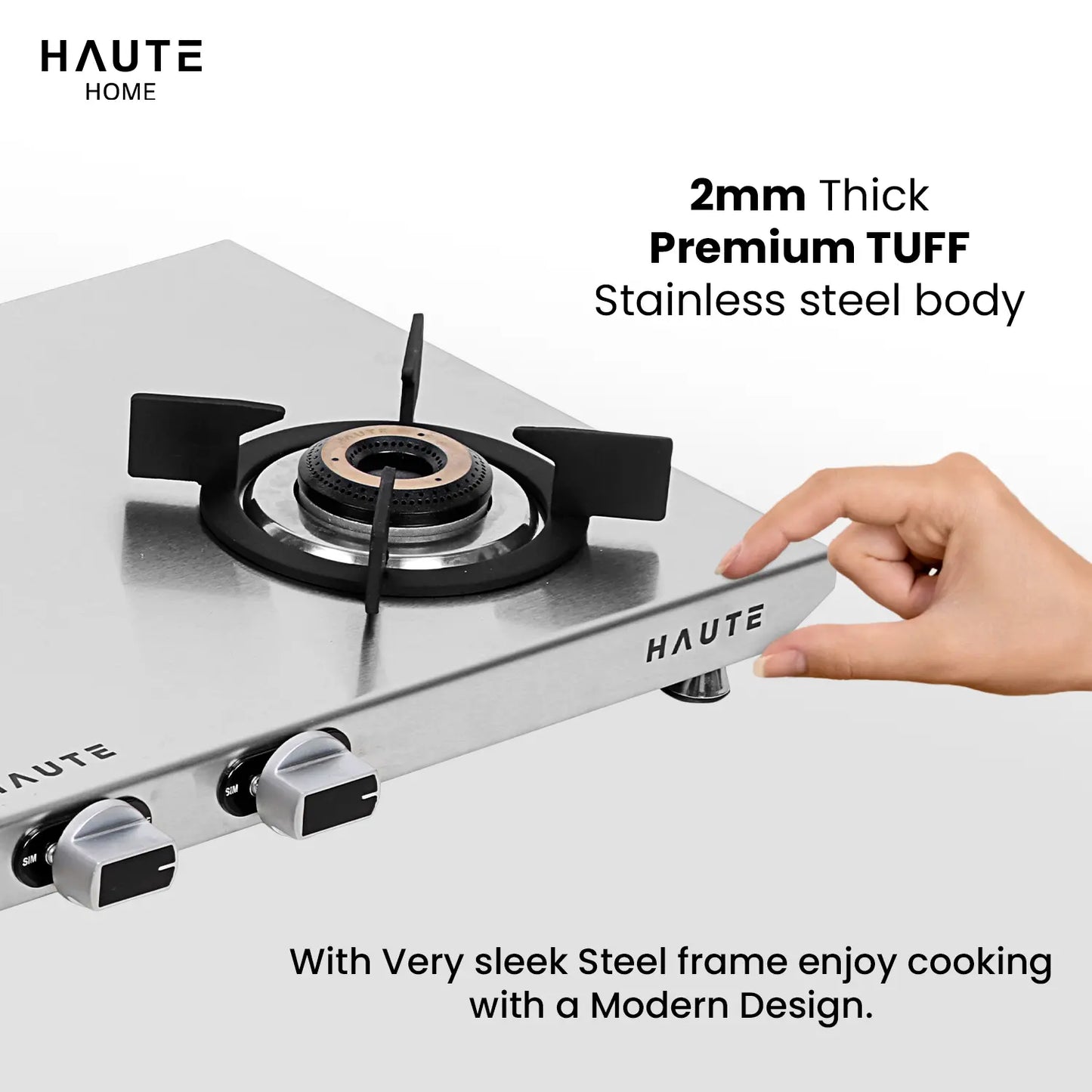 Essencia Series Stainless Steel Gas Stove – 3 & 4 Burner