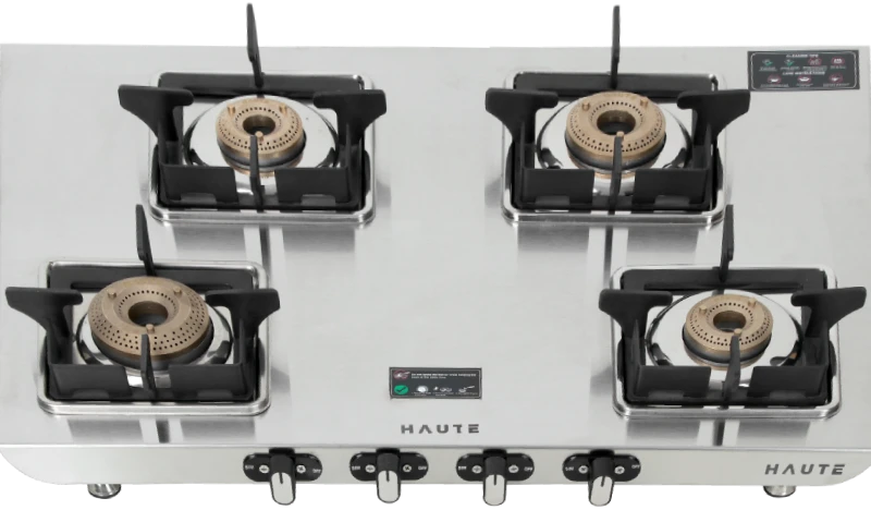 Essencia Elite Series Stainless Steel Gas Stove – 4 Burner
