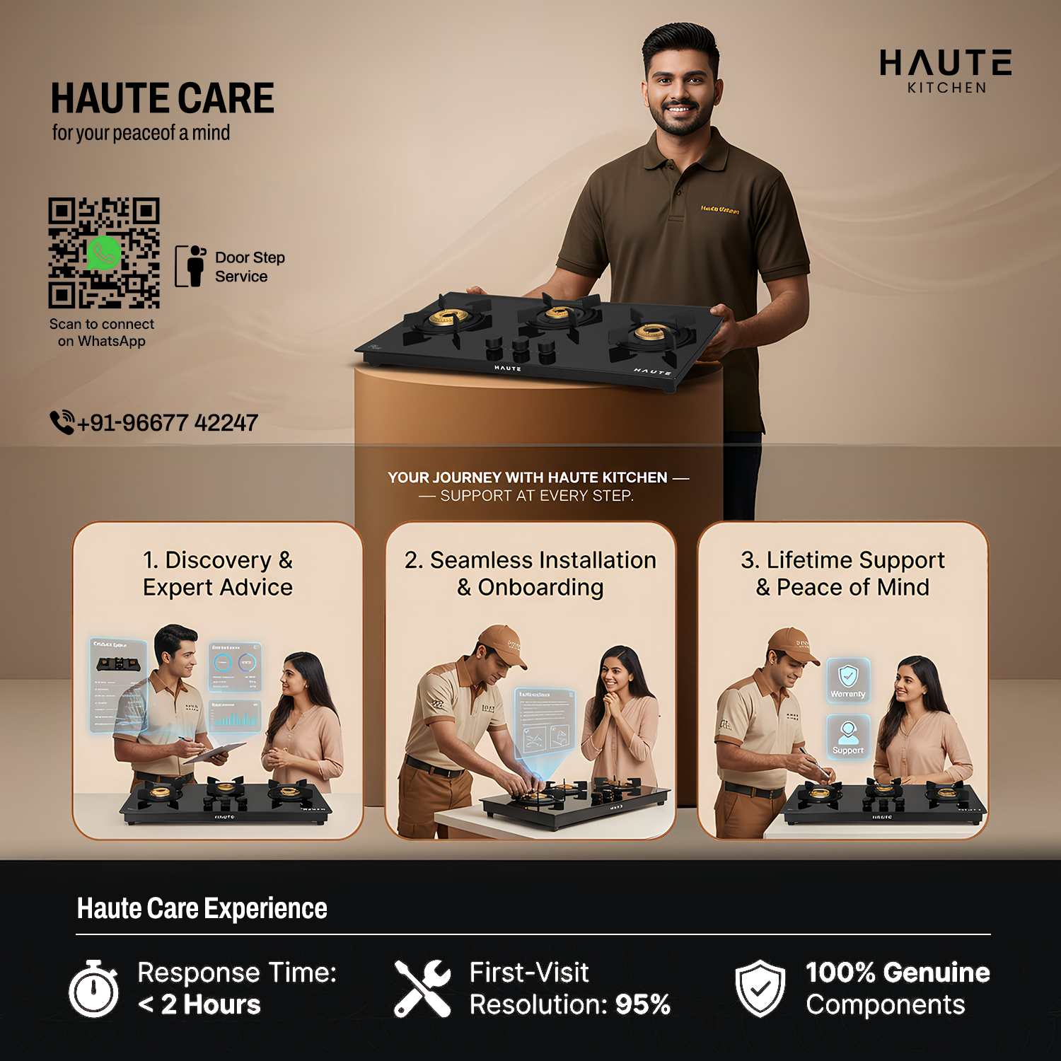 Evoque Series Stainless Steel Gas Stove – 3 and 4 Burner