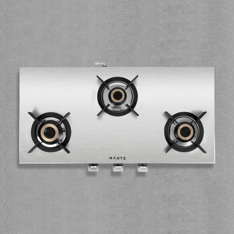 Essencia Series Stainless Steel Gas Stove – 3 & 4 Burner